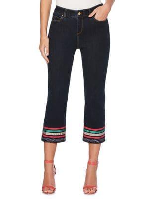 Rafaella Vintage Crop Hem Trousers