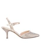 Nina Buena Rhinestone Mid-heel Pumps