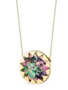 House Of Harlow Abalone Shell-accented Sunburst Necklace