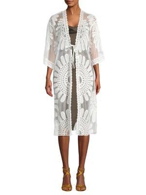 Bindya Floral Lace Cover-up