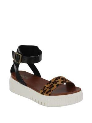 Mia Lunna Leopard Print Sandals