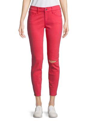 Buffalo David Bitton Skinny Frayed Comfort Stretch Jeans