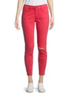 Buffalo David Bitton Skinny Frayed Comfort Stretch Jeans