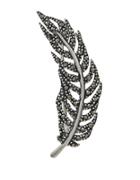 Lord & Taylor Marcasite Feather Brooch