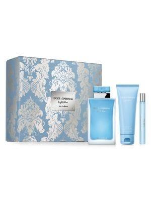 Dolce & Gabbana Light Blue Eau Intense 3-piece Eau De Parfum Set