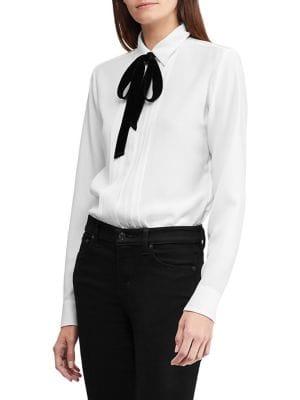 Lauren Ralph Lauren Triple-georgette Top