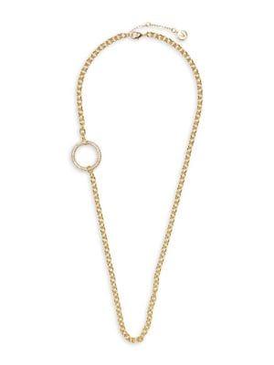 Vince Camuto Crystal Pave Link Necklace