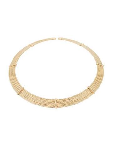 Robert Rose Chain Collar Necklace