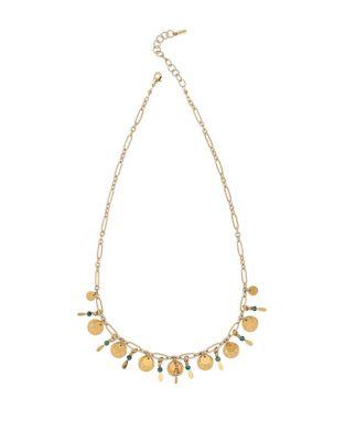 Chan Luu Goldtone Coin Necklace