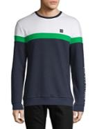 Calvin Klein Performance Colorblock Logo Long-sleeve Top