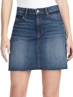 William Rast Stretch Denim A-line Skirt