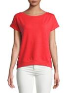 Highline Collective French Terry Back Cut-out Top