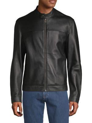 Andrew Marc Leather Moto Jacket