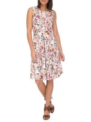 Bobeau Skye Floral Fit-&-flare Dress