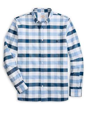 Brooks Brothers Red Fleece Checkered Plaid Shirt