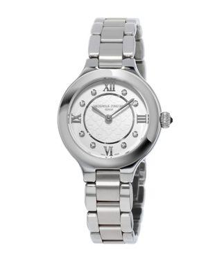 Frederique Constant Classics Delight Quartz Charity Stainless Steel Bracelet Watch