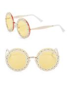 Circus By Sam Edelman 60mm Round Daisy Sunglasses