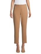 H Halston Slim Ankle Seamed Pull-on Pants