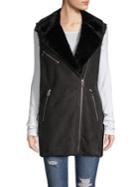 Vero Moda Sleeveless Faux-fur Vest