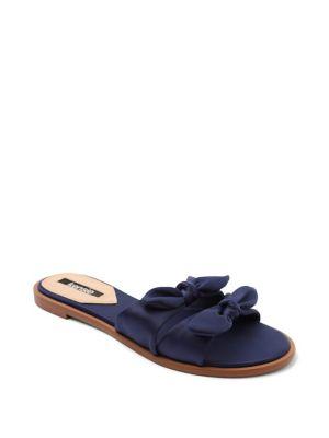Kensie Millard Double Tie Satin Sandals