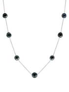 Effy 925 Sterling Silver & 8-10mm Tahitian Pearl Necklace