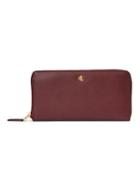 Lauren Ralph Lauren Leather Continental Zip-around Wallet