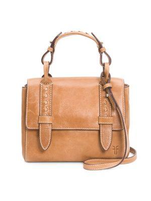 Frye Mini Reed Flap Leather Satchel
