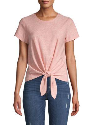 Republic Tie-front Cotton-blend Top