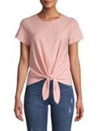 Republic Tie-front Cotton-blend Top