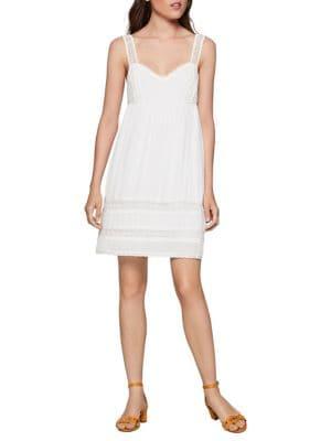 Bcbgeneration Crochet-trimmed Cutout Dress
