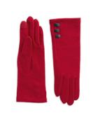 Lauren Ralph Lauren Three-button Touch Gloves