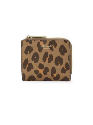 Kate Spade New York Leopard-print Coin Wallet