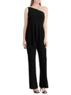 Lauren Ralph Lauren Stretch Jersey One-shoulder Jumpsuit