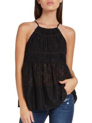 Bcbgeneration Lace Peplum-hem Camisole