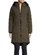 Guess Faux Fur-trimmed Parka