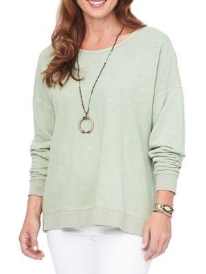 Democracy Long-sleeve Heathered Top