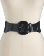 Lauren Ralph Lauren Wide Patent Stretch Belt