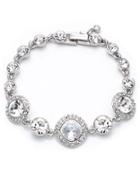 Givenchy Cubic Zirconia And Crystal Bracelet