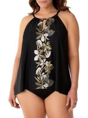 Miraclesuit Plus Peetal To Metal Swim Tank