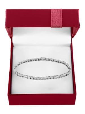 Effy Super Buy Diamond And 14k White Gold Tennis Bracelet