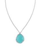 The Sak Turquoise Stone Pendant Chain Necklace