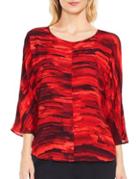 Vince Camuto Muses Patterned Blouse