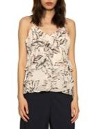 Walter Baker Debbi Floral Ruffle Top