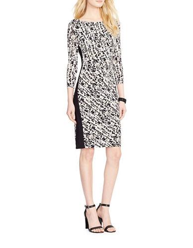 Lauren Ralph Lauren Abstract Printed Jersey Dress