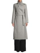Kenneth Cole Reaction Stand-collar Wool-blend Coat