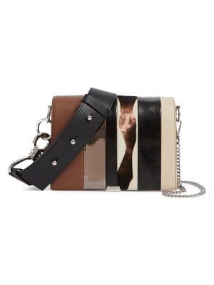 Allsaints Captain Multi-flap Calf Hair Shoulder Bag