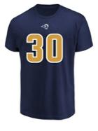 Majestic Todd Gurley Ii Los Angeles Rams Nfl Eligible Receiver Iii Cotton Tee