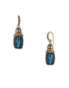 Carolee Pacific Gala Crystal And Faceted Stone Column Earrings