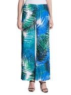 Calvin Klein Tropical-print Wide-leg Pants