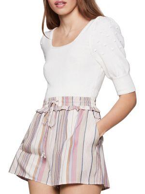 Bcbgeneration Cropped Puff Sleeve Sweater